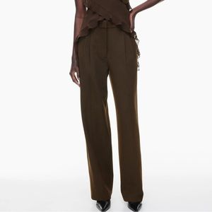Aritzia Effortless Pant Wilfred size 0 brown winter 2024
